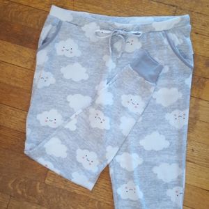 XOXO Super Soft Cloud Print Joggers/Lounge Pants